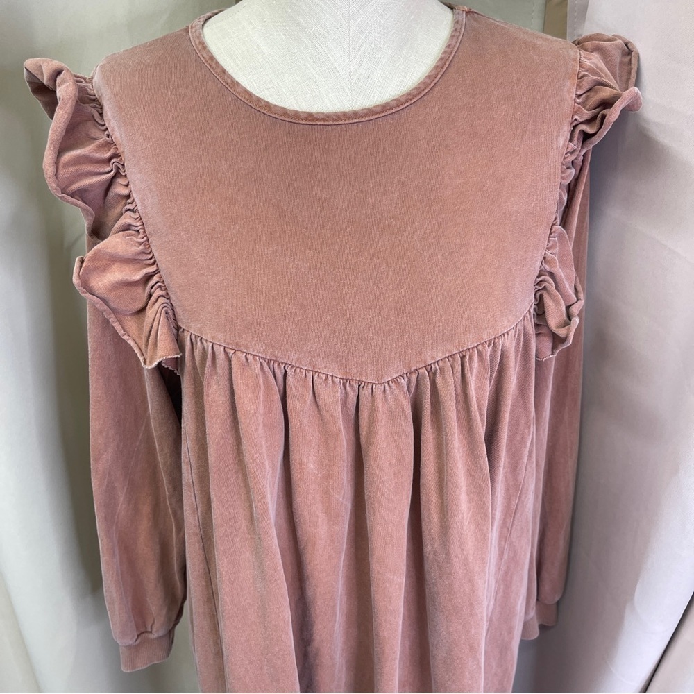 People of Leisure Hannah Dress Saddle Brown Small - Picture 5 of 12